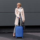 Complete 4-Piece ABS Luggage Set with Diamond Pattern & Reinforced Corners 27757840