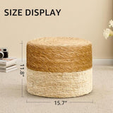 Handmade Woven Foot Stool Natural Seagrass Ottoman for Home Decor & Seating 34105486