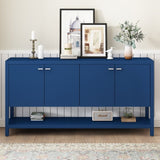 U-Style Functional Entryway Console Table with Ample Storage,Suitable for Study,Entrance and Living N711P205932V