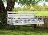 Outdoor Bench Cushion, 60 20 4 Inch, Tufted Waterproof Swing Cushion with Ties, for Patio Bench 64372140