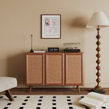 Entryway Storage Media Console Farmhouse Tv Stand Accent Buffet Sideboard Cabinet With Doors and W2263P207528