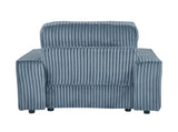 Corduroy Upholstered Armchair with Throw Pillow Soft Single-Seat Lounge Chair for Cozy Corners, 95527592