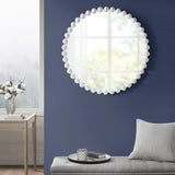 ZNTS Beaded Round Wall Mirror 36