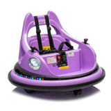 ZNTS 12V ride on bumper car for kids,electric car for kids,1.5-5 Years Old,W/Remote Control, LED Lights, W1578P198507