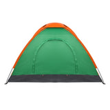 ZNTS 2-Person Waterproof Camping Dome Tent for Outdoor Hiking Survival Orange & Green 14786622