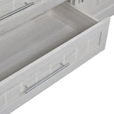 4 Door Wardrobe Armoire Closet with 3 Drawers, White 43584069