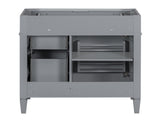 30'' Bathroom Vanity without Top Sink, Modern Bathroom Storage Cabinet with 2s and a Tip-out N710P250685E