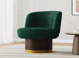 360&degSwivel Accent Chair Round Swivel Chair Barrel Chair Upholstered Swivel Chair for Living Room, N763P331762F