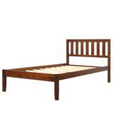 ZNTS Wood Platform Bed with Headboard/Wood Slat Support.Twin WF191770AAD