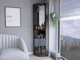 Corner Bar Cabinet Rialto, Living Room, Smokey Oak B092142833