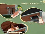 Wooden Cat House 00175349