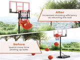 Basketball Hoop Return - 4 Hooks for 18" Standard Rims, 2lbs Lightweight, Indoor/Outdoor Use 74130657