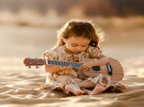 23in mahogany body rosewood fingerboard ukulele, cotton bag, capo, strap, picks*3, 11113742