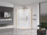 36*36*3.55 INCH Neo-Angle Shower Base For Bathroom Shower Door --White W3776P420899