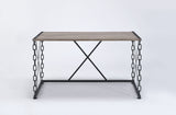 Jodie Rustic Oak & Antique Black Finish Console Table B2726P272319
