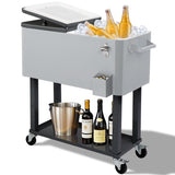 80QT Iron Spray Cooler with Shelf 83645078