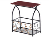 (37 x 20 x 57)cm Multifunctional Bathroom Table / Interior Side Table Tissue Magazine Rack A 54063069