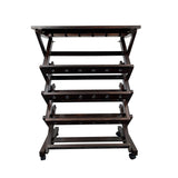 26 Bottles Freestanding wine rack,Wine Storage Rack, Freestanding Display Rack for Kitchen, Pantry, W2221P191954