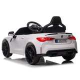 ZNTS BMW M4 12v Kids ride on toy car 2.4G W/Parents Remote Control,Three speed adjustable,Power display, W1578P214202