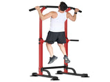 Adjustable Pull Up Bar & Dip Station - 10 Height Settings, 400LBS Capacity, Multifunctional Home Gym 02643373