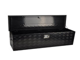 48"Black Aluminum Tool Storage Box Fit For Pickup Truck Bed Lock MT018005 06366407