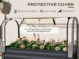 Garden Bed Galvanized Planter 90837611