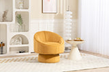 Mid Century Modern Accent Chair Wood Frame, Upholstered Swivel Chair For Living Room Chairs W2530P174854