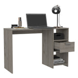Omma Computer Desk, One Drawer, Two Shelves B070P188826