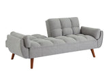 ZNTS New Design Linen Sofa Furniture Adjustable Backrest Easily Assembled Recliners-GRAY 38632181