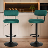 Modern Bars Set of 2,Curved Backrest Upholstered Counter Height Bars,Adjustable Bar W561P175963
