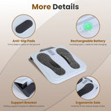 TENS & EMS Foot Massager with 10 Modes & 50 Intensity Levels - Electric Foot Stimulator for 07306156