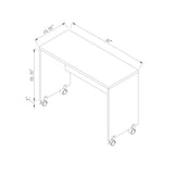 Printer Mobile Stand, Computer Desk, Home Office Desk - Red Cocoa B107130988