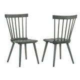 Rustic Farmhouse Dining Chairs, Solid Wood Side Chairs for Kitchen & Dining Room, Easy W2537P211108