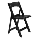 4 Pack Folding Chairs, Resin Chairs with Padded Seat, Comfortable Event Chairs Indoor Outdoor for 76751811