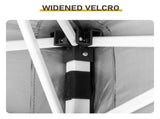 5X5FT Outdoor Canopy with 4 Sidewall White and Orange 79767615