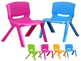 Kids Chair,Children Lightweight Plastic 4 Chairs Set with 11.8