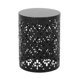 Outdoor Metal end Table -Large 73605.00BLK