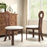 Vintage Rubber Solid Wood Dining Chair, Sheep Plush Dining Chair, Armless Dining Chair, Suitable For W1535P281510