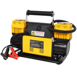 12V Dual Cylinder Heavy Duty Air Compressor,Tire with Pressure Gauge, Max 150 PSI,Tire W465P272037
