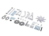 Front Pulley Bracket Kit with Alternator Power Steering Long Water Pump Fit for Chevy SBC 283 327 76516998