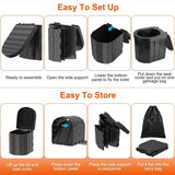 Portable Camping Toilet for Adults -Portable Folding Toilet with Lid,with Lid Carry Bag 1 Roll 24152828