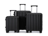 20"/24"/28" 3 pcs/set in ABS Spinner Wheel Luggage, Carry on Suitcase, with Cup Holder & USB Port & 99987714