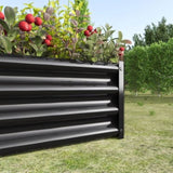Metal Raised Garden Bed, Rectangle Raised Planter 421ft for Flowers Plants, Vegetables Herb Veezyo 62917214