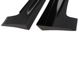 Body Panel Kit Extension fit for Honda Civic 4Dr 8th Gen 2006-2011 Black Side Skirt 46546515