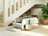 High Sided Stainless Steel Litter Box Anti-Urine Leakage, Non-Sticky, Complete with Metal & 57834585