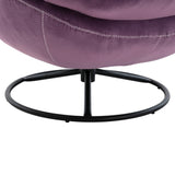 Accent chair TV Chair Living room Chair with Ottoman-PURPLE W676P232278