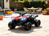 6V Kids ATV 4-Wheeler, Electric Ride-On with Music & LED Headlights, Indoor & Outdoor, Ages 18-56 80864812