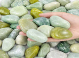 38lbs cyan River Rocks, 2-3 inch Polished Pebbles for Plants, Vase Filler, Aquarium, Landscaping, 88565484