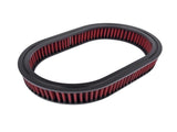 12 x 2'' Oval Air Cleaner Super Flow Washable Element Red for Chevy Ford Classic 5-1/8 Carb Neck 4 74243879