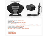 Universal Kayak Seat with Back Support, 0.5" Thick Padded Cushion, Adjustable 26295279